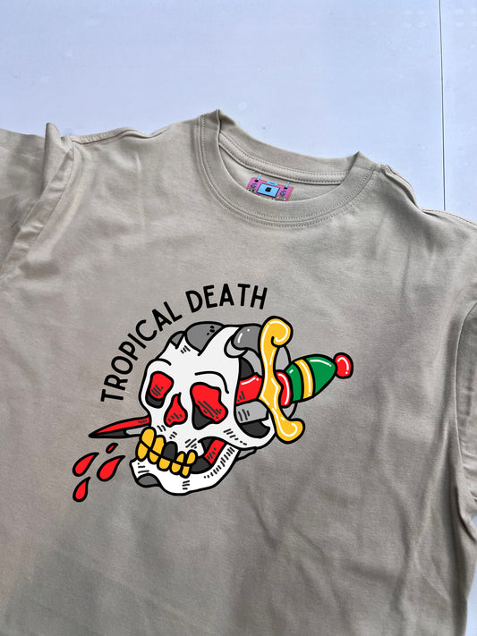 Tropical Death Calavera Con Daga